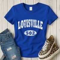 Louisville Kentucky Area Code 502 Women's T-Shirt thumb 3