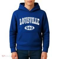 Louisville Kentucky Area Code 502 Kids Hoodie thumb 4