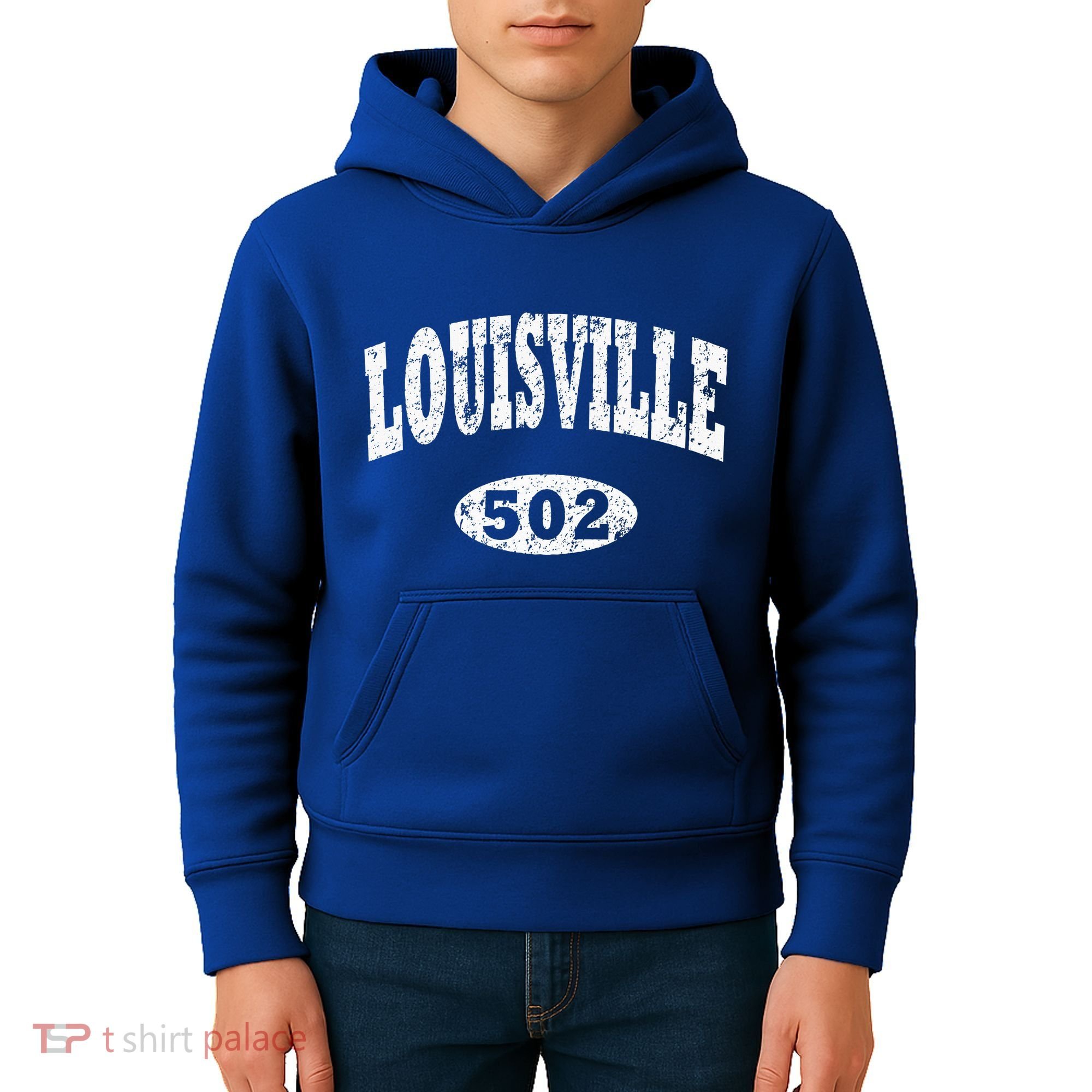 Louisville Kentucky Area Code 502 Kids Hoodie