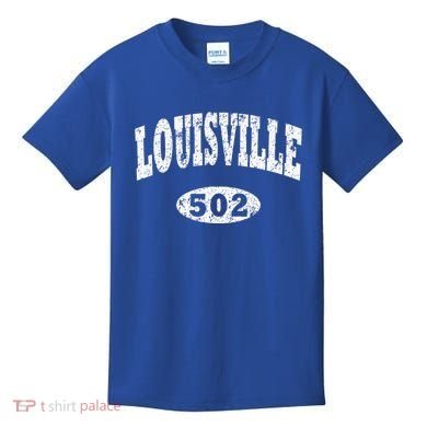 Louisville Kentucky Area Code 502 Kids T-Shirt