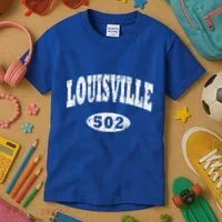 Louisville Kentucky Area Code 502 Kids T-Shirt thumb 3