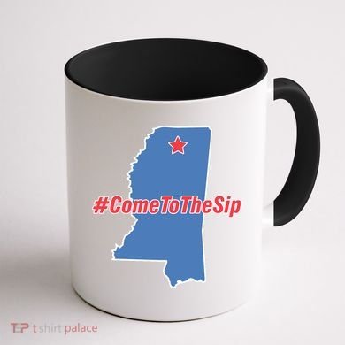 Come To The Sip Coffee Mug back