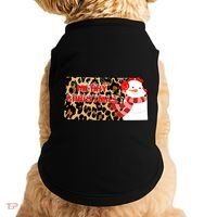 Leopard Kansas Christmas With Snowman Doggie Tank thumb 0