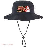 Leopard Kansas Christmas With Snowman Bucket Hat thumb 0