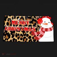Leopard Kansas Christmas With Snowman Bucket Hat thumb 4