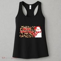 Leopard Kansas Christmas With Snowman Women's Tank Top thumb 3