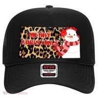 Leopard Kansas Christmas With Snowman Hat thumb 0