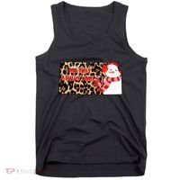 Leopard Kansas Christmas With Snowman Tank Top thumb 0