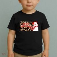 Leopard Kansas Christmas With Snowman Toddler T-Shirt thumb 2