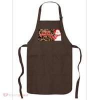Leopard Kansas Christmas With Snowman Apron thumb 0