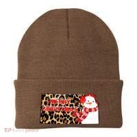 Leopard Kansas Christmas With Snowman Beanie thumb 0