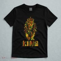 Lion Kente Cloth For King African Lover T-Shirt thumb 5