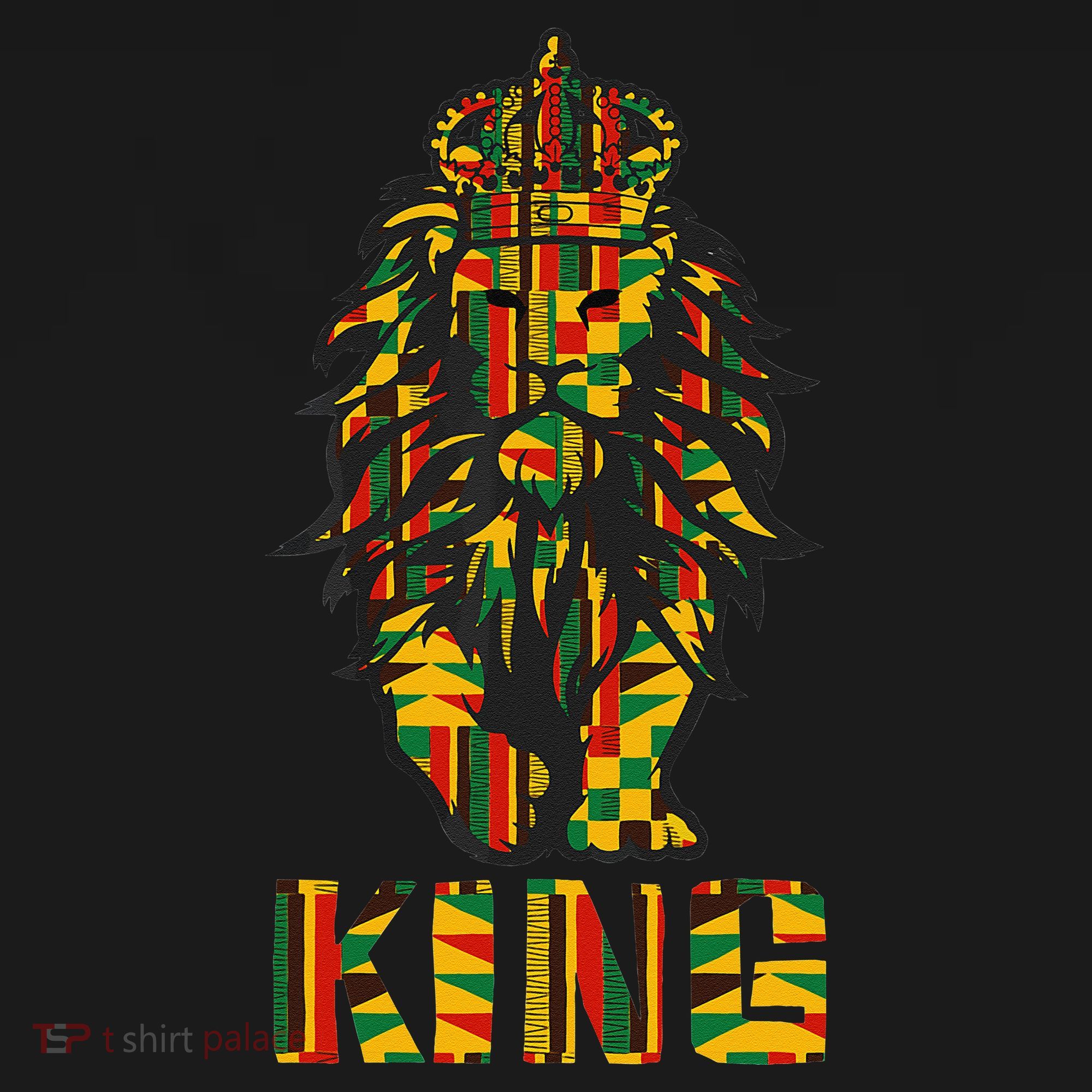 Lion Kente Cloth For King African Lover Mousepad