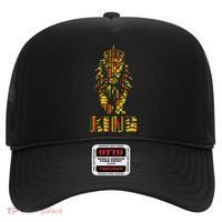 Lion Kente Cloth For King African Lover Hat thumb 0