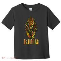 Lion Kente Cloth For King African Lover Toddler T-Shirt thumb 0