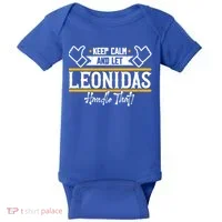 Leonidas Keep Calm And Let Leonidas Handle That Cool Gift Baby Bodysuit thumb 0