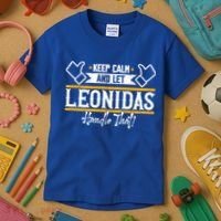 Leonidas Keep Calm And Let Leonidas Handle That Cool Gift Kids T-Shirt thumb 3