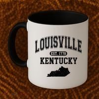 Louisville Kentucky Est 1778 Varsity Coffee Mug thumb 2