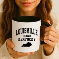 Louisville Kentucky Est 1778 Varsity Coffee Mug thumb 3