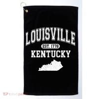 Louisville Kentucky Est 1778 Varsity Golf Towel thumb 0