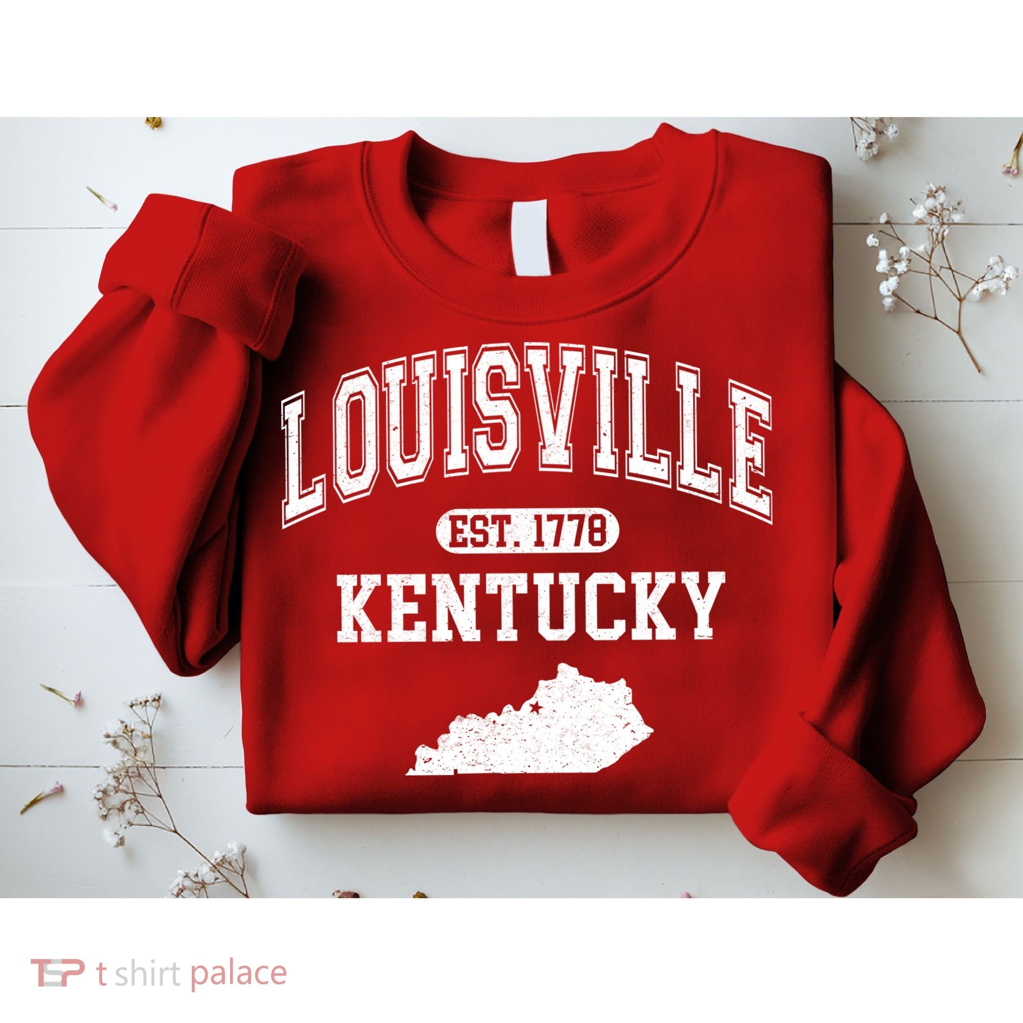 Louisville Kentucky Est 1778 Varsity Sweatshirt