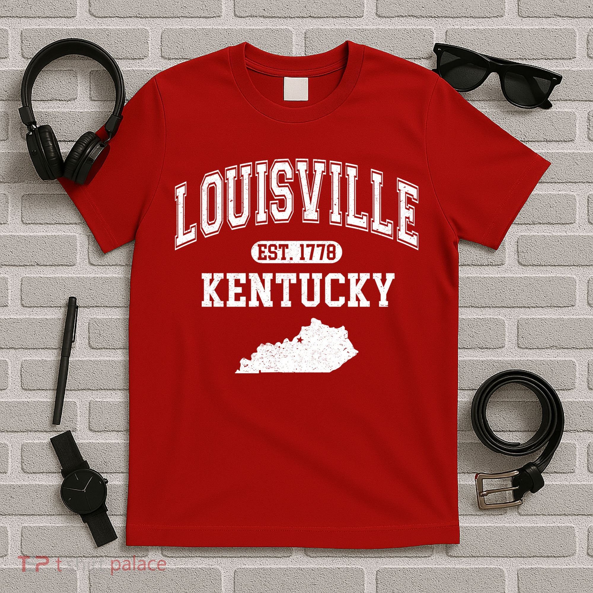 Louisville Kentucky Est 1778 Varsity T-Shirt