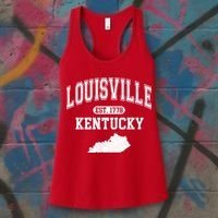 Louisville Kentucky Est 1778 Varsity Women's Tank Top thumb 3