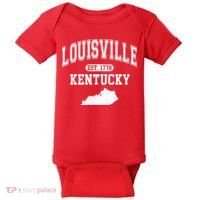 Louisville Kentucky Est 1778 Varsity Baby Bodysuit thumb 0