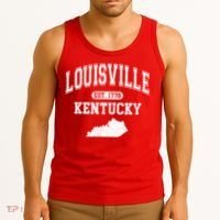 Louisville Kentucky Est 1778 Varsity Tank Top thumb 3
