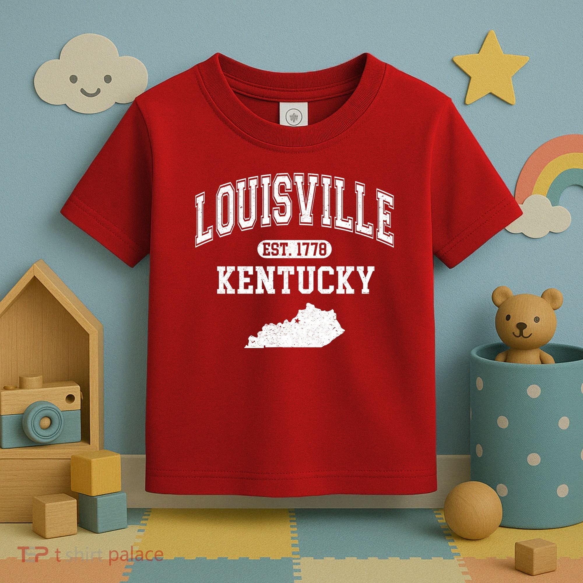 Louisville Kentucky Est 1778 Varsity Toddler T-Shirt