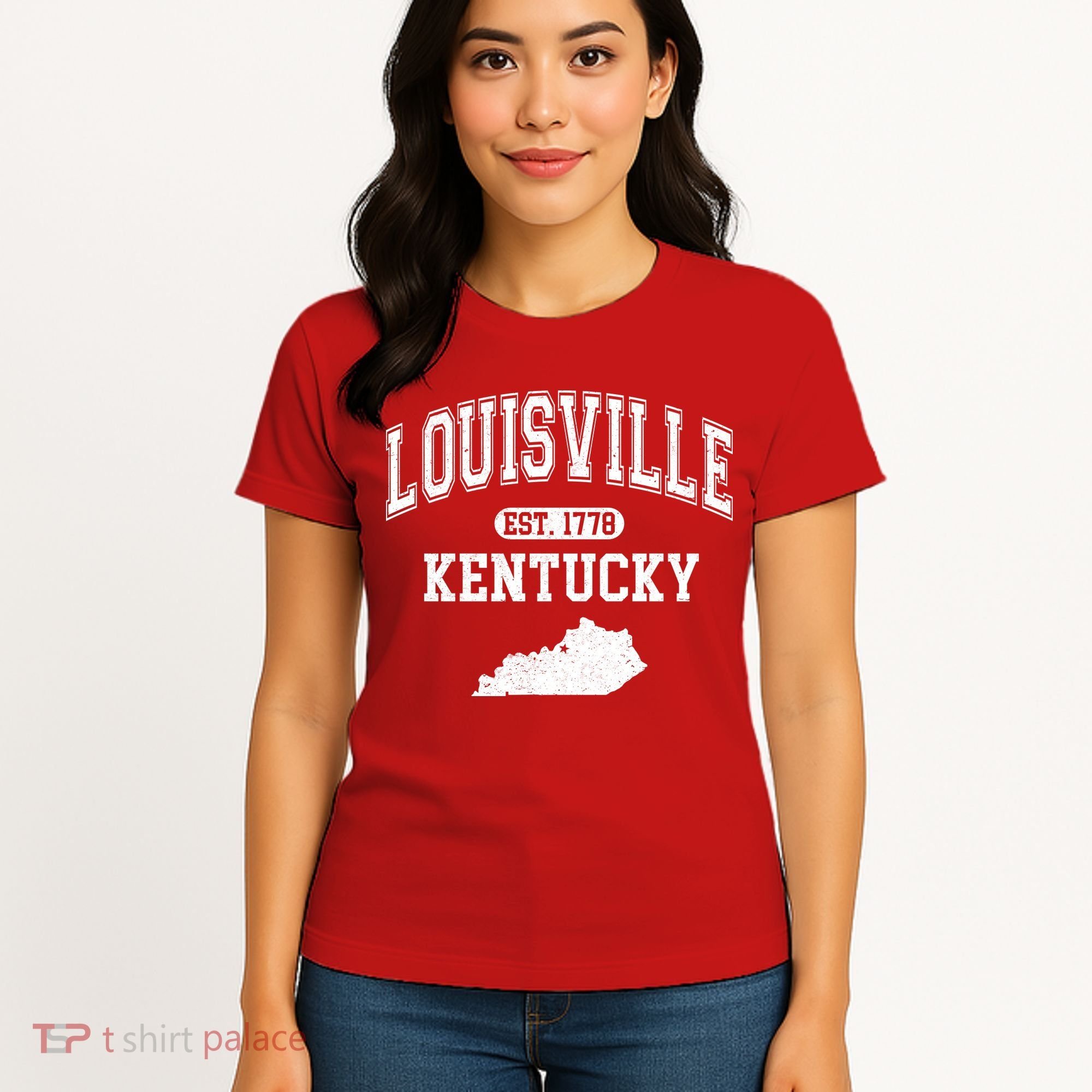 Louisville Kentucky Est 1778 Varsity Women's T-Shirt
