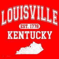 Louisville Kentucky Est 1778 Varsity Kids Sweatshirt thumb 2