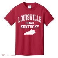 Louisville Kentucky Est 1778 Varsity Kids T-Shirt thumb 0