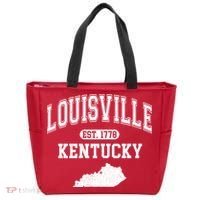 Louisville Kentucky Est 1778 Varsity Tote Bag thumb 0
