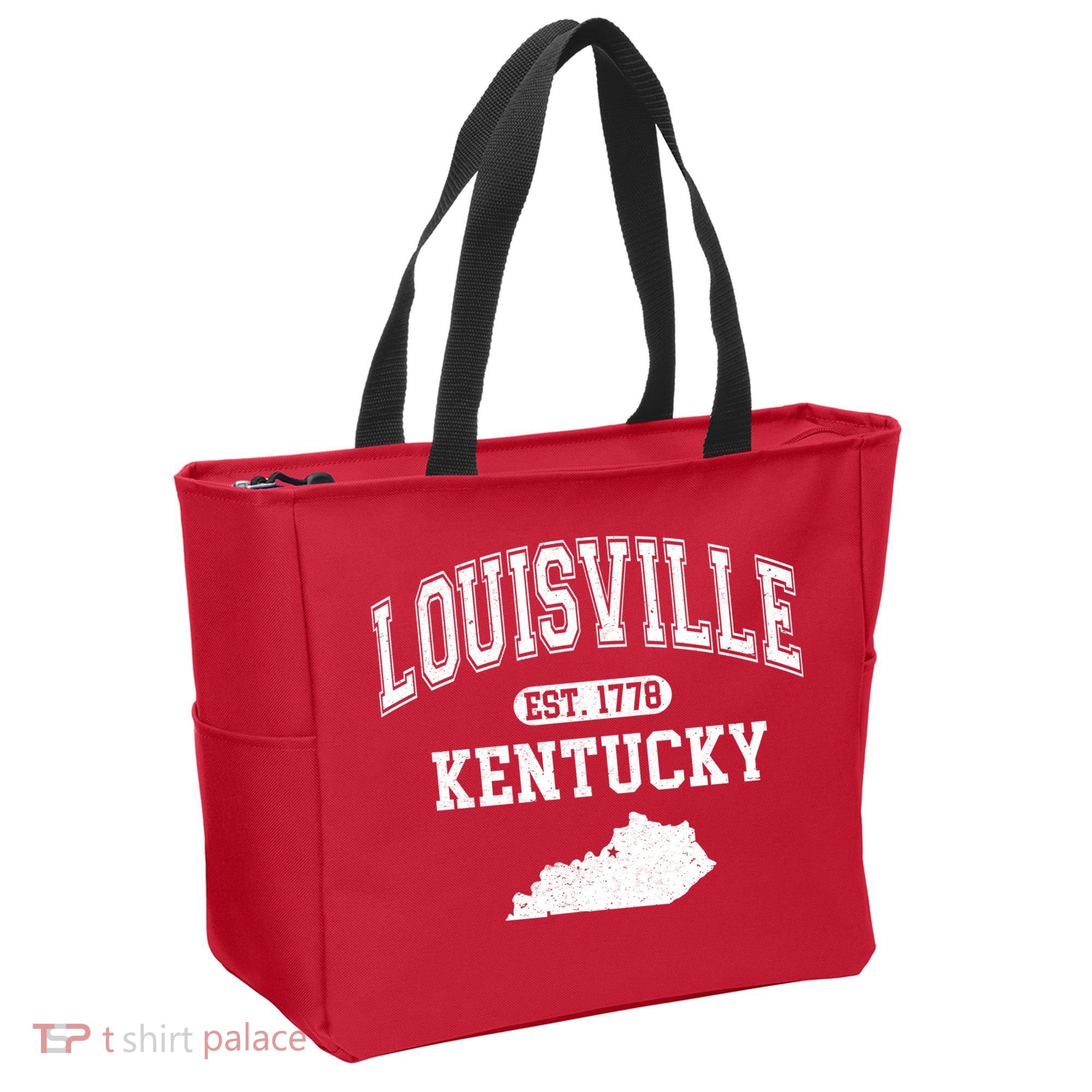Louisville Kentucky Est 1778 Varsity Tote Bag