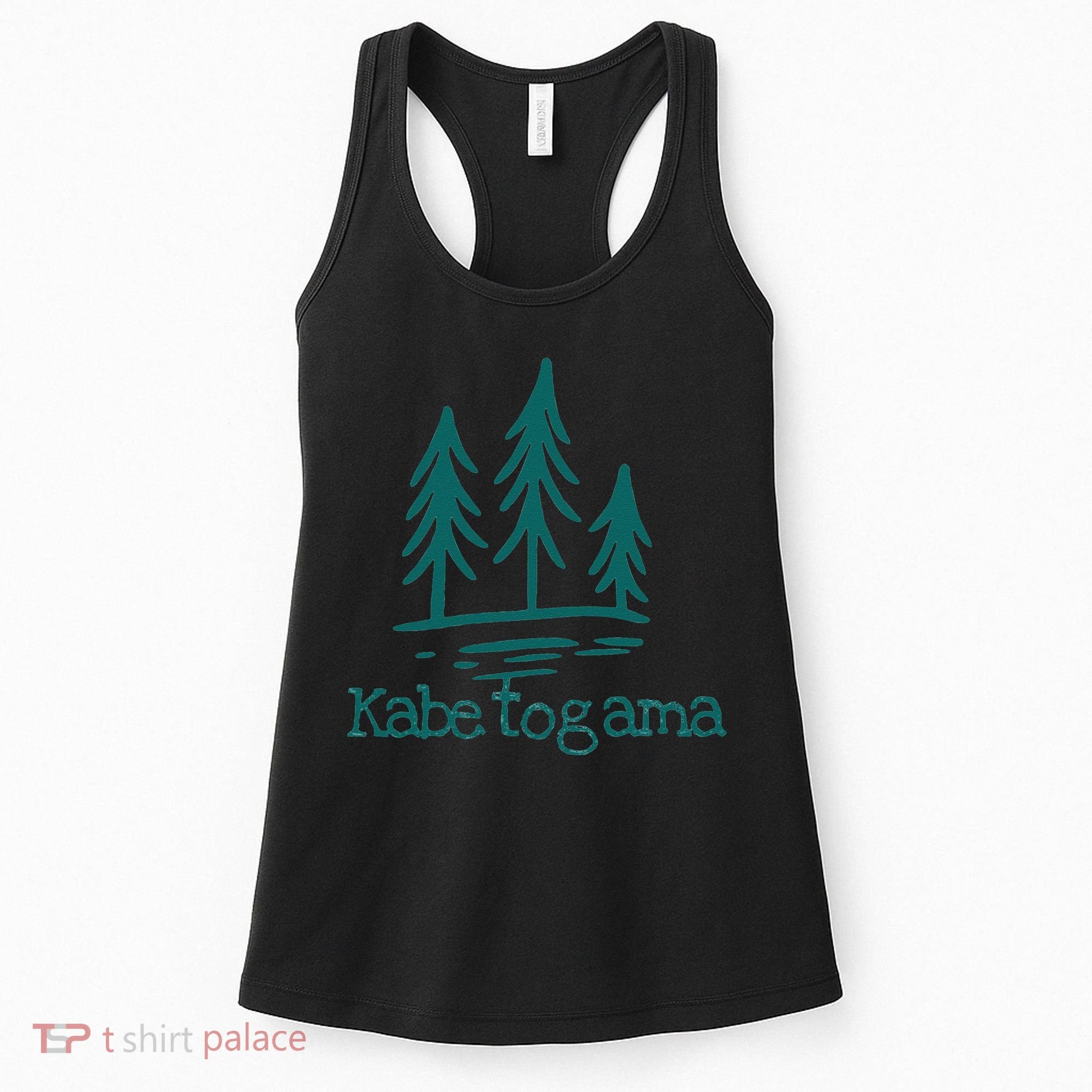Lake Kabetogama Forest Rustic Camping Woods Trees Campground Women's Tank Top