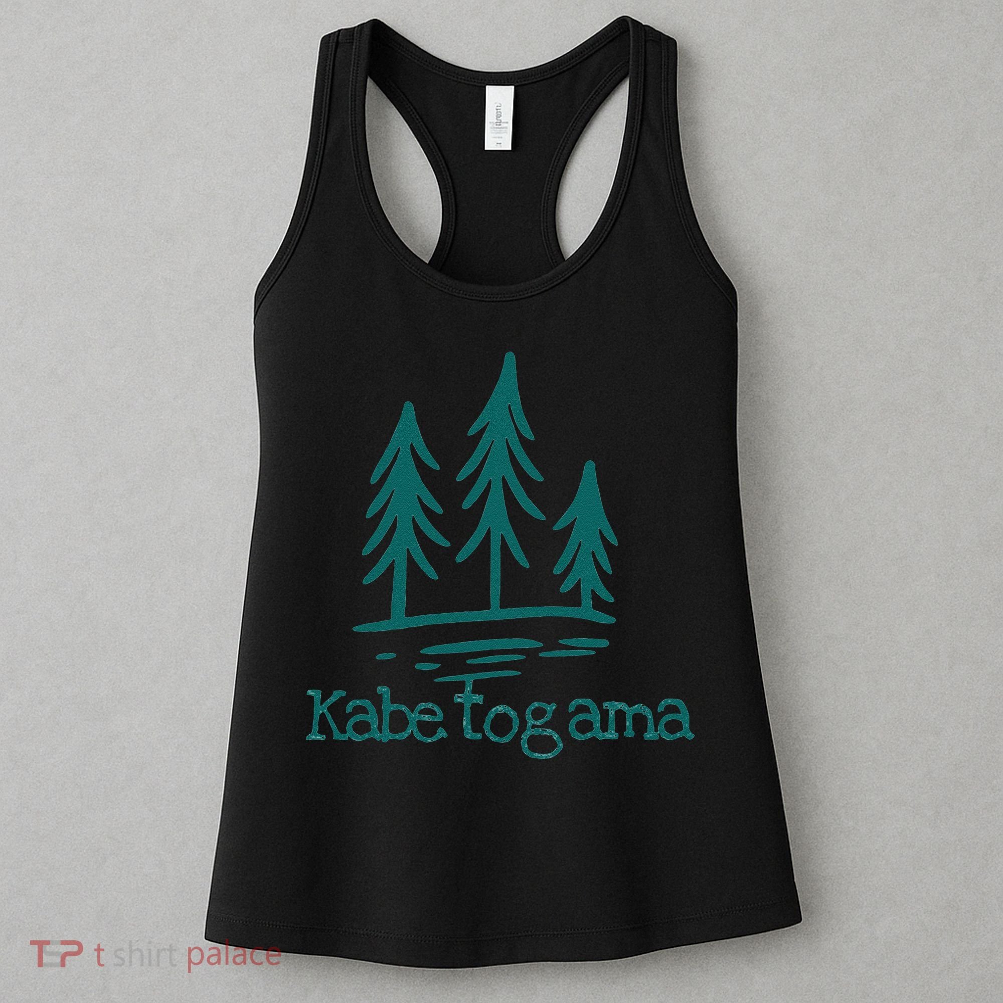 Lake Kabetogama Forest Rustic Camping Woods Trees Campground Women's Tank Top
