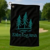 Lake Kabetogama Forest Rustic Camping Woods Trees Campground Golf Towel thumb 1