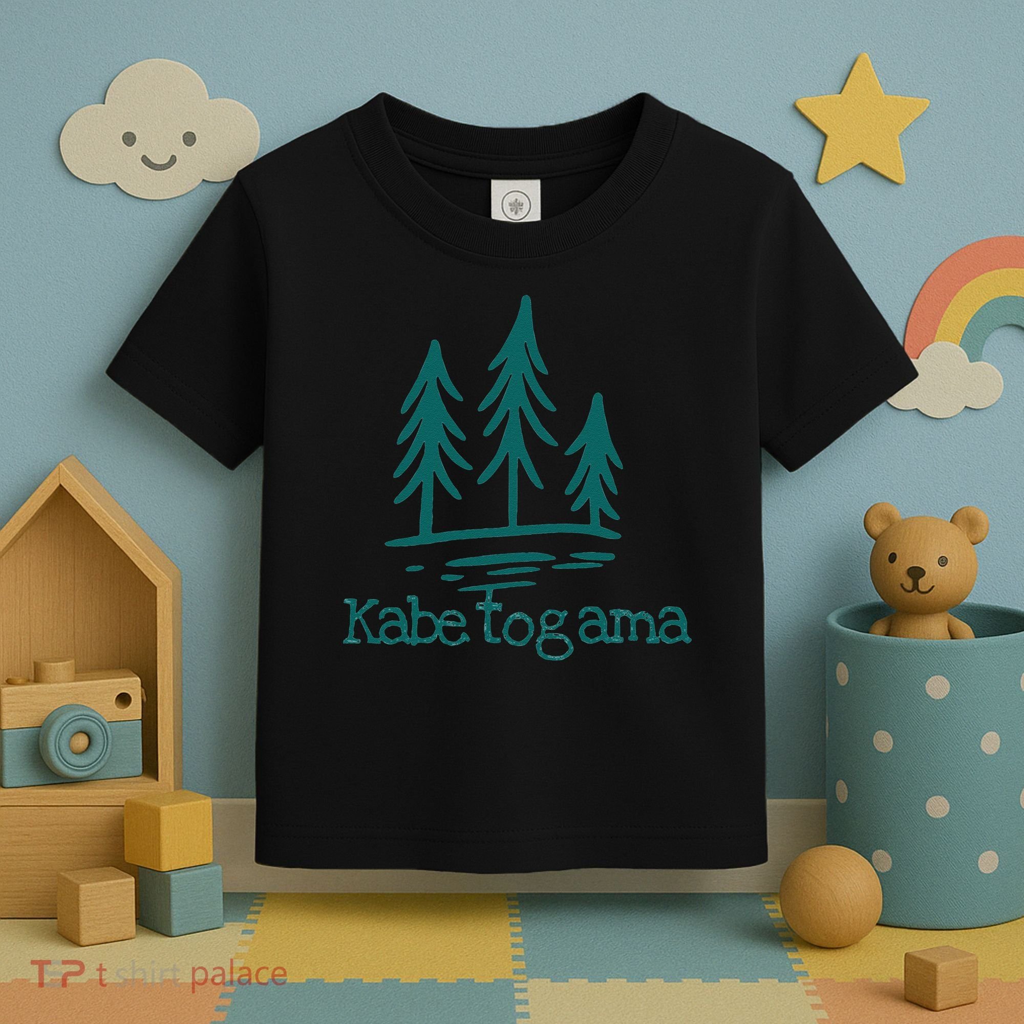 Lake Kabetogama Forest Rustic Camping Woods Trees Campground Toddler T-Shirt
