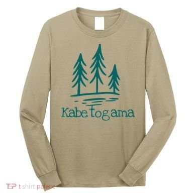 Lake Kabetogama Forest Rustic Camping Woods Trees Campground Long Sleeve Shirt