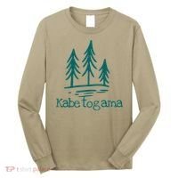 Lake Kabetogama Forest Rustic Camping Woods Trees Campground Long Sleeve Shirt thumb 0