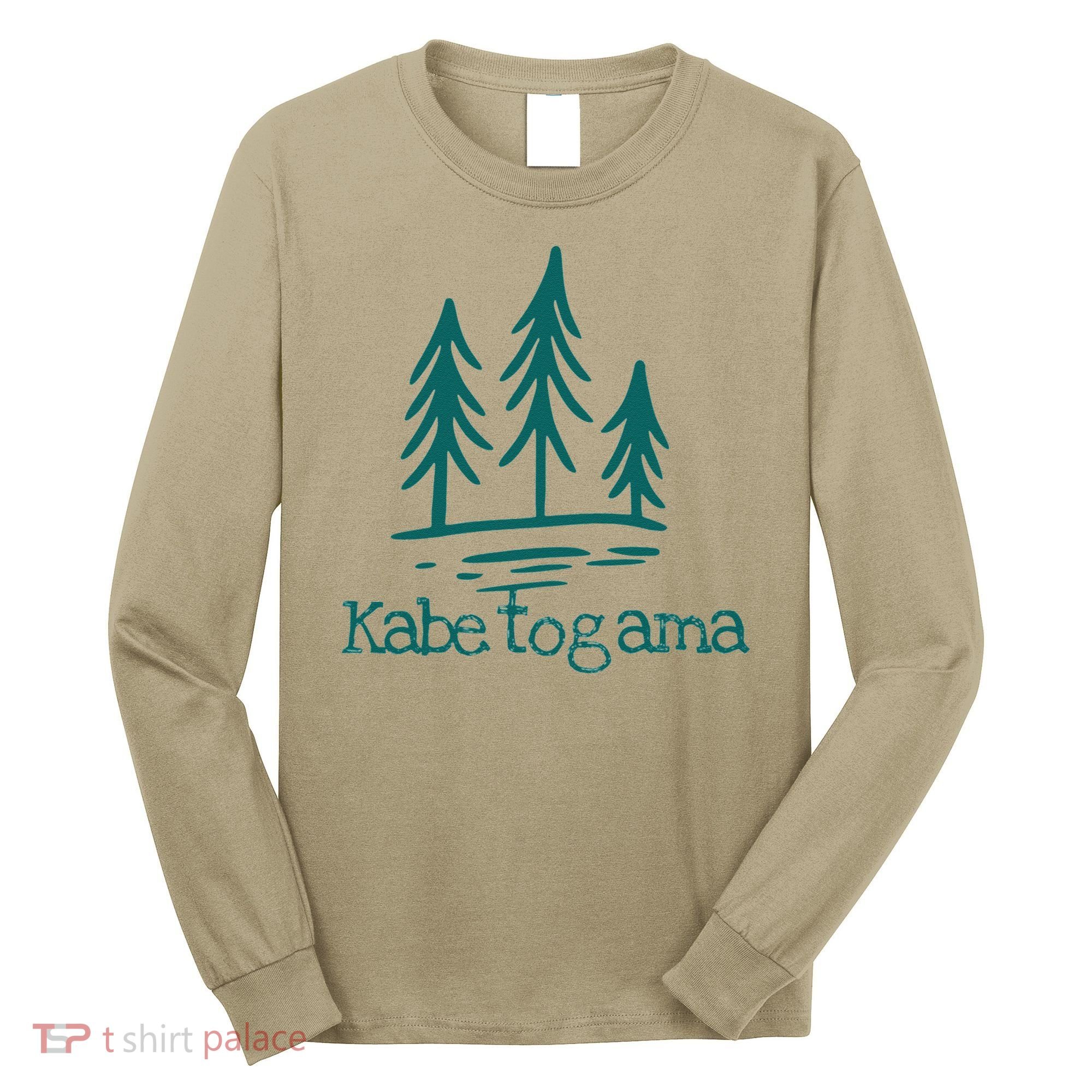 Lake Kabetogama Forest Rustic Camping Woods Trees Campground Long Sleeve Shirt