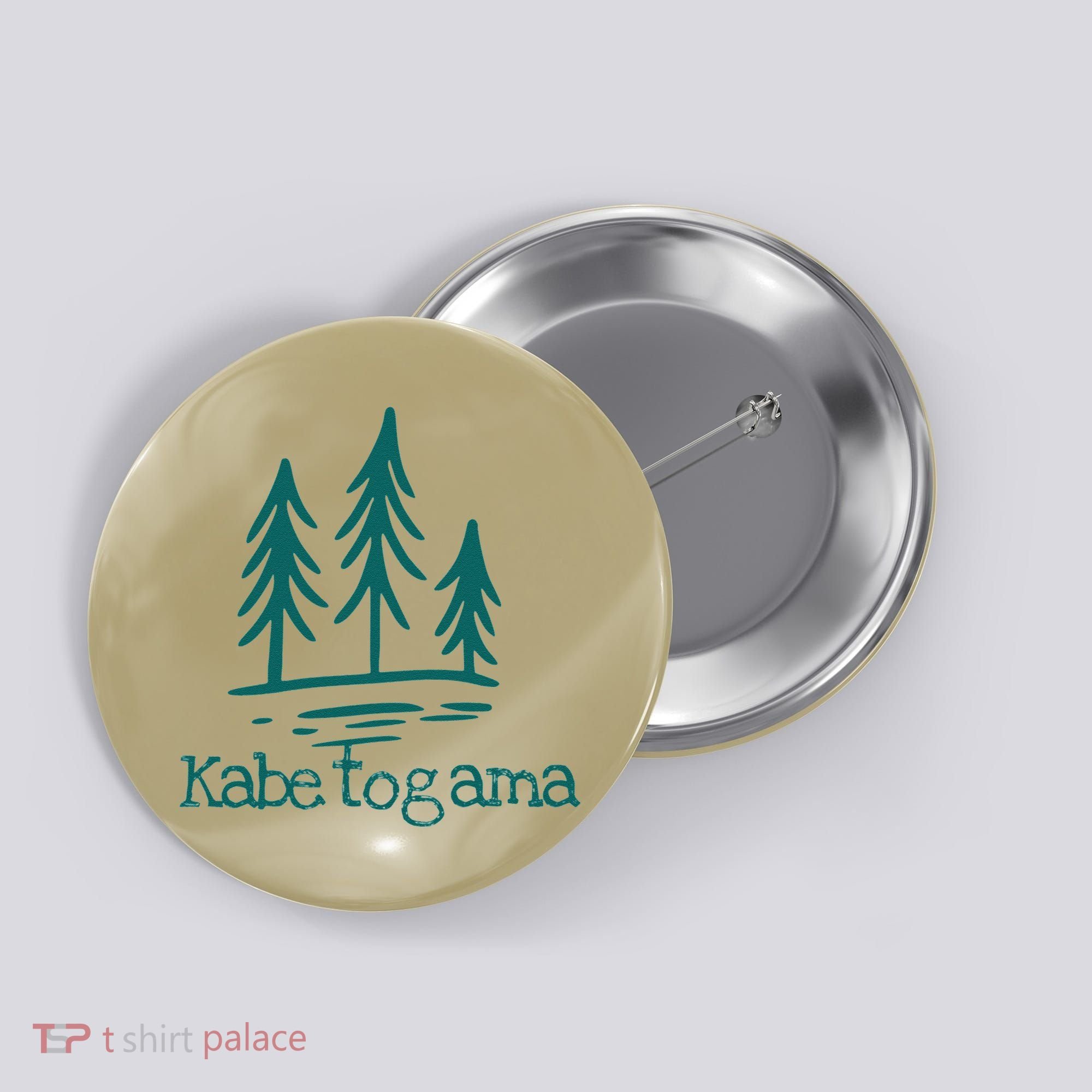 Lake Kabetogama Forest Rustic Camping Woods Trees Campground Button