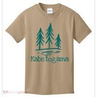 Lake Kabetogama Forest Rustic Camping Woods Trees Campground Kids T-Shirt thumb 0