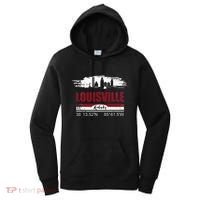 Louisville Kentucky Gift Geographic Coordinates Women's Hoodie thumb 0