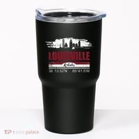 Louisville Kentucky Gift Geographic Coordinates Tumbler thumb 0