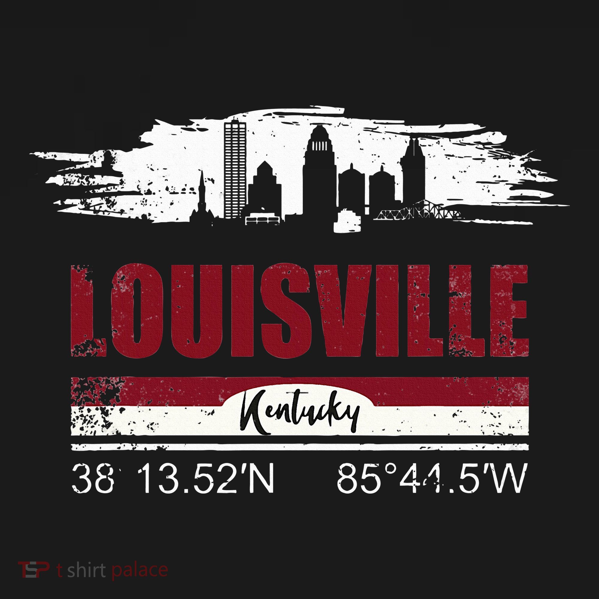 Louisville Kentucky Gift Geographic Coordinates Women's Tank Top