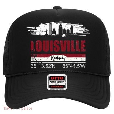 Louisville Kentucky Gift Geographic Coordinates Hat