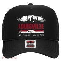 Louisville Kentucky Gift Geographic Coordinates Hat thumb 0