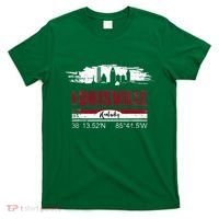 Louisville Kentucky Gift Geographic Coordinates T-Shirt thumb 0